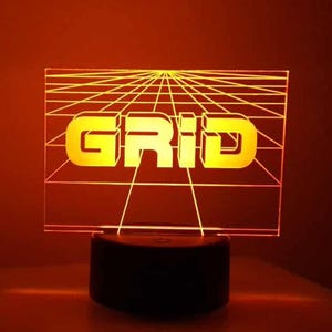 GRiD Computer Systems LED Desk Lamp – Cyberpunk Decor