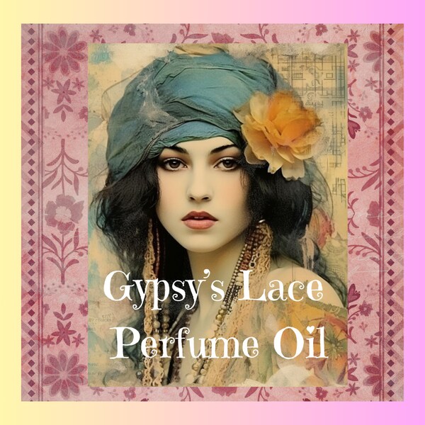 Perfume Oil, Gypsy's Lace, Vanilla Floral, for Weddings, Date nights, Prom, Roll on Oil, Fragrance oil