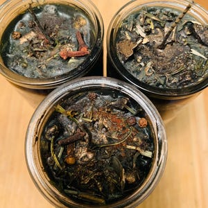 Protection Candle with Anointing Oil