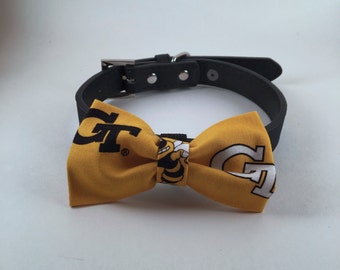 Sports-Georgia Tech Dog Bow Tie #2