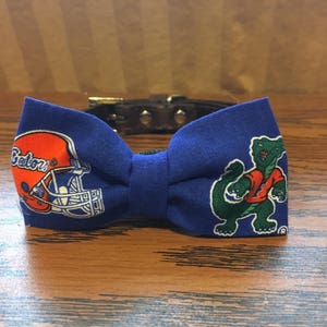 Sports-Florida Gators Dog Bow Tie
