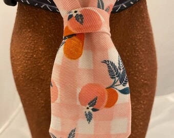 Ties-Summer Peaches Dog BowTie