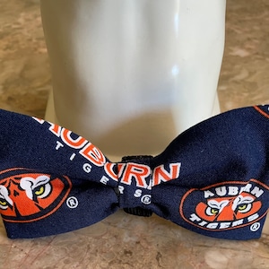 Sports-Auburn Dog Bow Tie