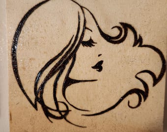 Elegance wood burning art