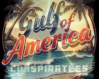 PNG-golf van Amerika: retro zomerstrandshirtontwerp (digitale download)