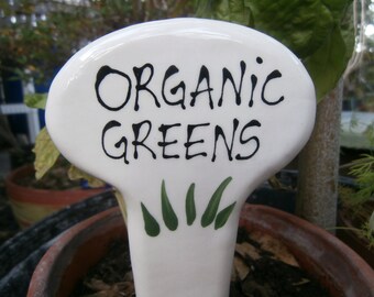 Organic Greens Garden Stake