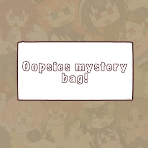 Mystery sticker/pin oopsies bag| B Grade Sticker or Pin Pack