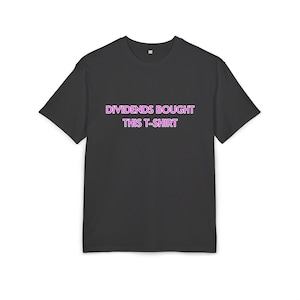 Passive Income - Black Unisex Heavy Oversize Tee