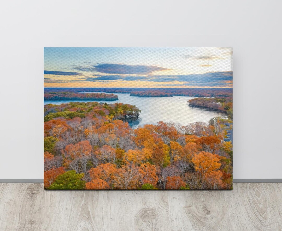 Maryland Background Wall Art Canvas, Autumn Home Decor, Scenic Maryland ...