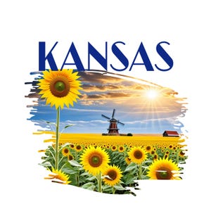 Retro Kansas State Logo PNG: Vintage Clipart for Commercial Use (Digital Download)