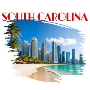 South Carolina PNG South Carolina t shirt South Carolina digital download South Carolina sublimation design gift for her gift for him