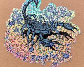 Scorpio Glitter Sticker