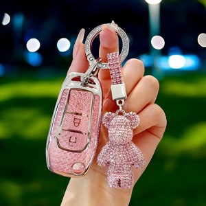 Car Key Cover For Ford, Car Key Case, Tpu Cover, Key Fob, Car Key Fob, Car Accessories, Car Key Fob, With Keychain, Fob For Ford, Gift