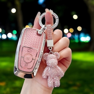 Car Key Cover For Ford, Car Key Case, Tpu Cover, Key Fob, Car Key Fob, Car Accessories, Car Key Fob, With Keychain, Fob For Ford, Gift