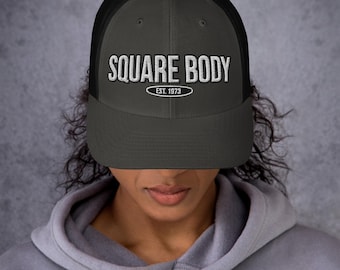 Chevy Square Body Trucker Cap: Vintage Style Snapback