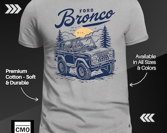 Vintage Ford Bronco T-Shirt: Retro Off-Road Adventure Tee