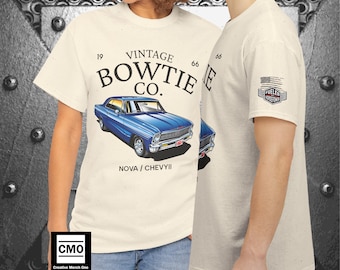 Vintage Bowtie Co. Nova Chevy T-Shirt | Classic Muscle Car Tee