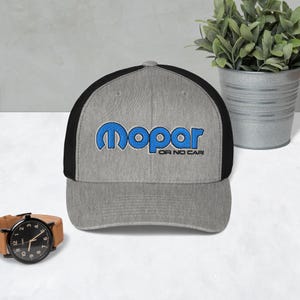 Mopar or No Car Trucker Cap - Retro Style Snapback Hat