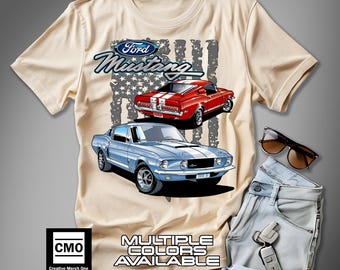 Classic Dotted Mustangs Tee Classic Dotted Mustangs Tee