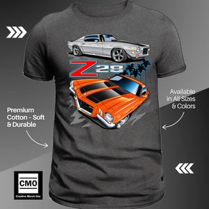 Vintage 1970 Camaro T-Shirt: Classic Chevy Muscle Car Tee