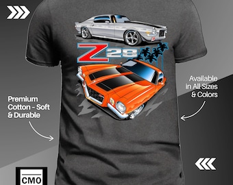 Vintage 1970 Camaro T-Shirt: Classic Chevy Muscle Car Tee