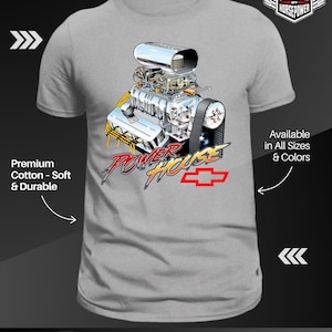 Chevy Blown Big Block T-Shirt: Vintage Muscle Car Tee