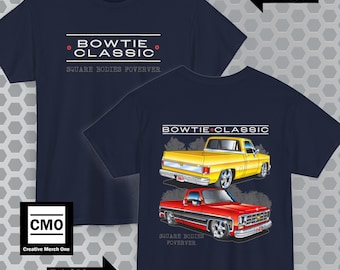 Vintage Chevy Square Body Truck T-Shirt: Front & Back Print