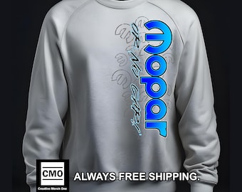 Mopar or No Car Sweatshirt: Vintage Muscle Car Enthusiast Apparel, Ram Hemi Returns