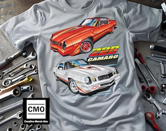 Classic Z-28 Camaro T-Shirt: Retro Muscle Car Enthusiast Top, Bowtie Z-28