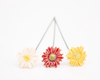 Keramik handgemachte Wiese Daisy kleine Blume