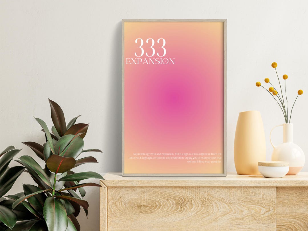 333 Angel Number - Digital Art - Expansion, Creativity, Inspiration ...