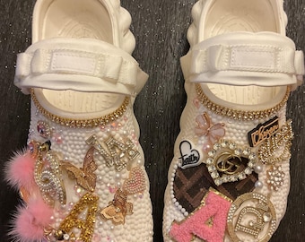 Custom bling Bedazzled Crocs