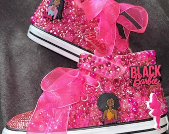 Custom blinged out, Bedazzled Converse Chuck Taylor