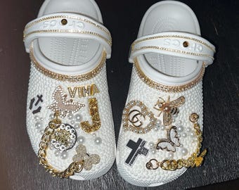 Custom bling, Bedazzled crocs