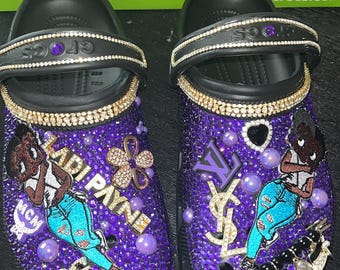 Custom bling, Bedazzled crocs
