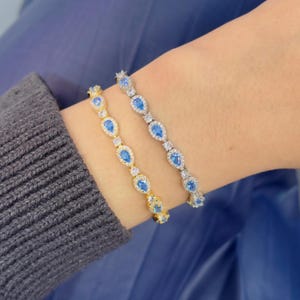 Elegante Sterling Silber Armbänder mit Cubic Zirkonia | Zeitloses Schmuck Geschenk