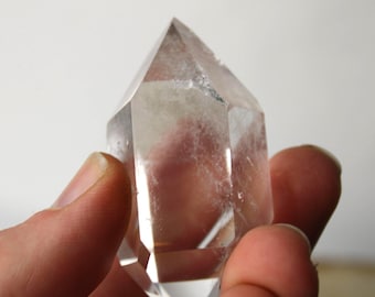 Double Terminated Clear Quartz Point: Ethically Sourced Crystal from Brazil