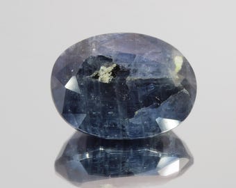 7.10 Ct Blue Sapphire from Burma Myanmar Natural Untreated Loose Gemstone Oval Cut