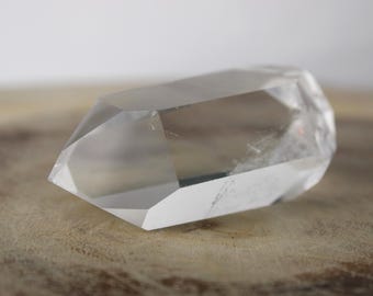 Double Terminated Clear Quartz Point: Ethically Sourced Crystal from Brazil