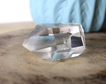 Double Terminated Clear Quartz Point: Ethically Sourced Crystal from Brazil
