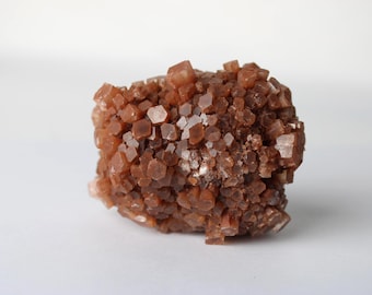 Red Aragonite Sputnik Crystal Cluster: Ethically Sourced Morocco Mineral