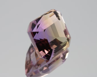 12.98 Ct Ametrine Master Cut Natural Bolivianite Bi-Color Combination Gemstone