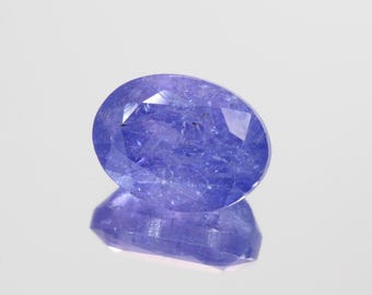 2.07 Ct Oval Tanzanite Gemstone | Untreated Blue Violet Crystal