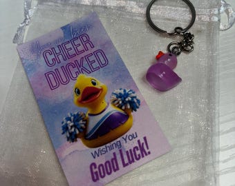 Cheer Ducked Keychains