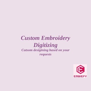 Customize Machine Embroidery Design, Customize your Design with us, Custom embroidery design machine files