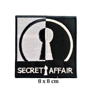 Secret Affair Cool Patch Embroidered Patch Badge Sew on Iron On For Jacket Jeans Bags Fancy Transfer N-156