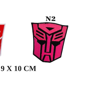 Film Maschine Transformatoren gestickt Aufnäher Jacke Jeans Leder Kleid Transfers Logo Film Cartoon Spielzeug Abzeichen Patch N-109
