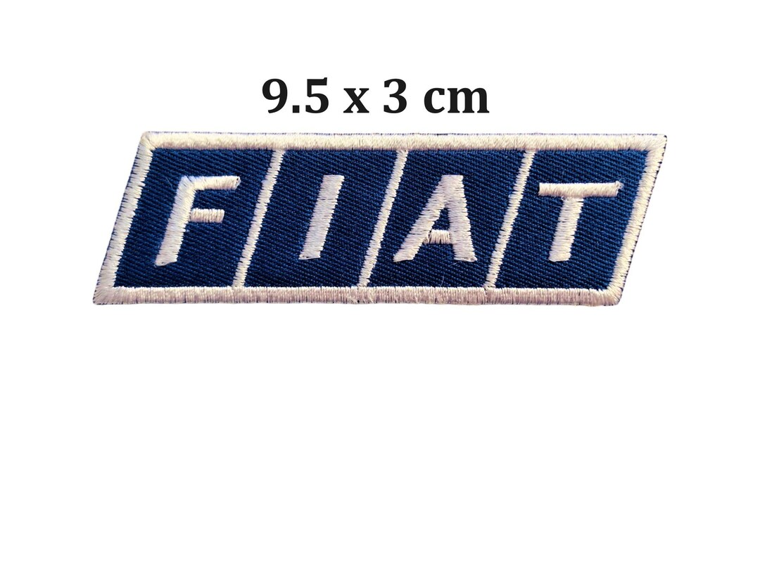 0319 Badge à Coudre - Patch écusson Brodé 82mmX26mm ABARTH ITALIE