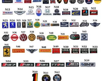 Sports F1 Cars Racing Transport Bike Formula 1 Motocross Motorsport bikers Rally Racing Embroidered Badge Iron Sew On Jeans Jacket Leather