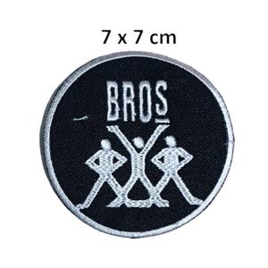 Bros James Bond Movie Boys Men Applique Embroidered Sew Iron On Patch Jacket Jeans Leather Cool Round N-675